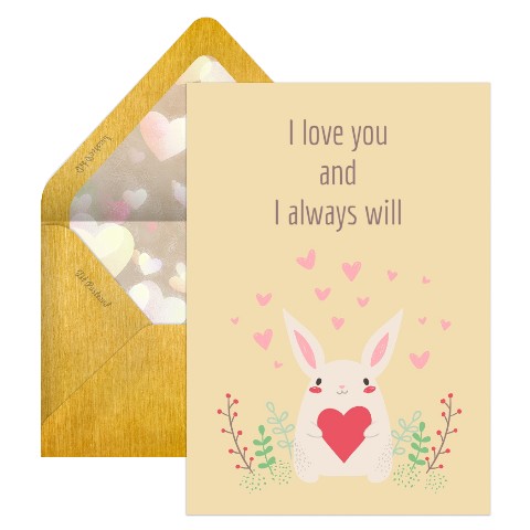 rabbit love you