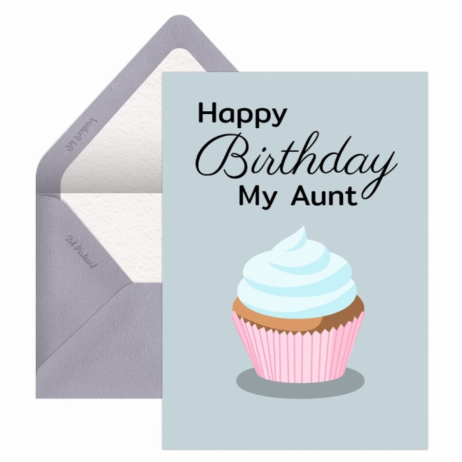 aunt birthday Postcard
