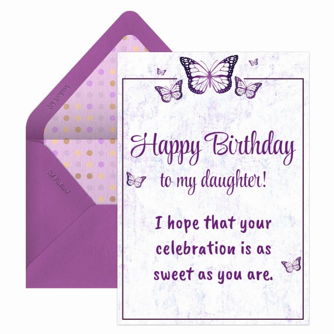 daughter birthday Postcard