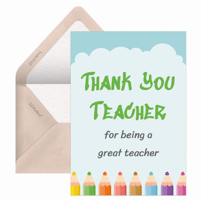 great teacher Postcard