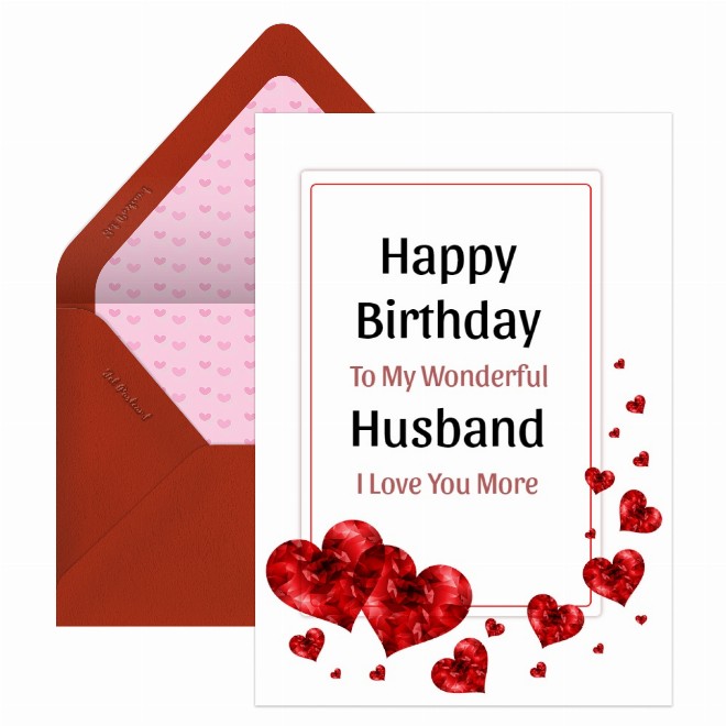 love birthday husband Postcard