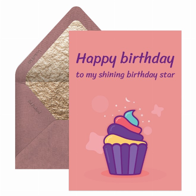 my Shining Star Postcard